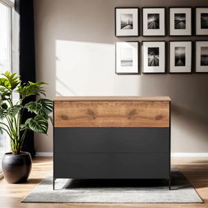 Kommode Manari Wildeiche Massivholz