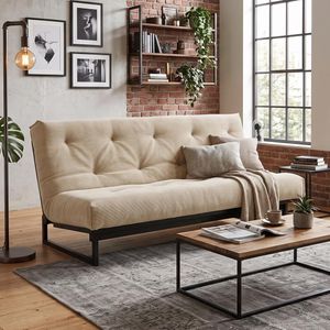 Schlafsofa Frentano Cord mit Lattenrost und Aufbewahrungstuch