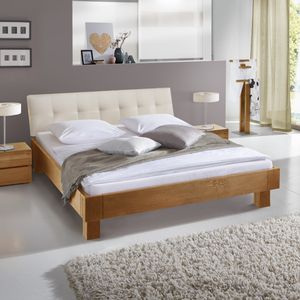 Bett Floriano Eiche Massivholz