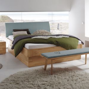 Bett Ballina Komfort Kernbuche Massivholz mit Bettkasten