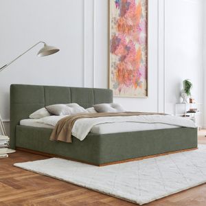 HOMELIV. Polsterbett Cadiz Webstoff