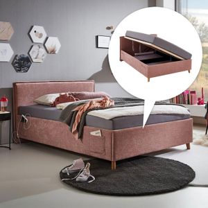 Polsterbett Teya Komfort Velours