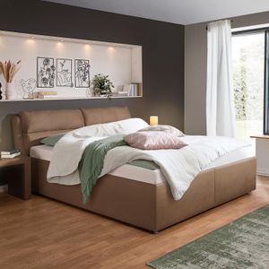 Polsterbett Cremona Microvelours mit Bettkasten