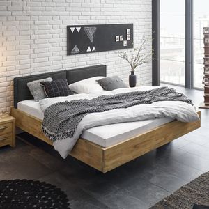 Bett Dourados Komfort Wildeiche Massivholz