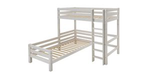 Eck-Etagenbett Kids Paradise Kiefer Massivholz mit Lattenrost
