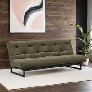 Schlafsofa Frentano Webstoff/Cord mit Lattenrost und Stauraum