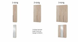 Drehtüren-Kleiderschrank Coreno