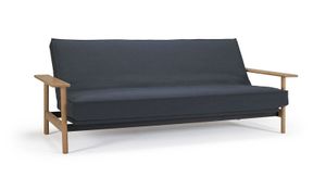 Schlafsofa Barrea Webstoff/Cord mit Lattenrost und Stauraum