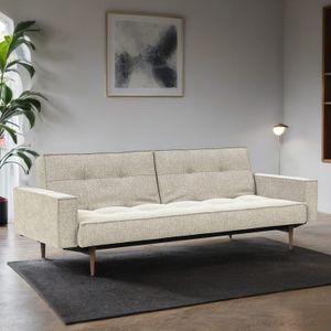 Schlafsofa Gerrard Webstoff/Bouclé