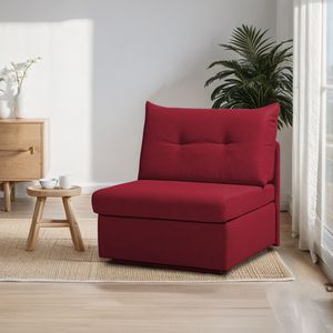 Schlafsessel Retford Webstoff/Velours mit Bettkasten