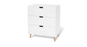 Kommode Kids Town Retro teilmassiv mit Schubladen