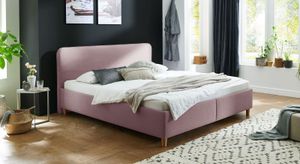 Polsterbett Kannur Webstoff mit Bettkasten