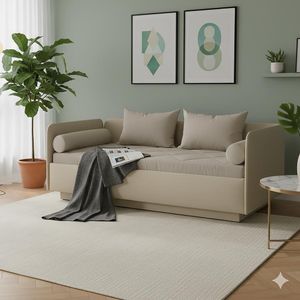 Schlafsofa Eriko Kunstleder mit Bettkasten