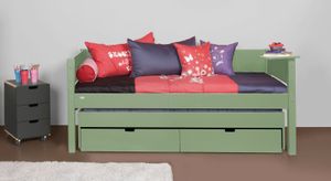 Kojenbett Kids Town Color Buche teilmassiv mit Lattenrost und Schubkasten