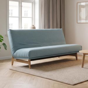 Schlafsofa Atessa Webstoff/Cord mit Lattenrost und Stauraum