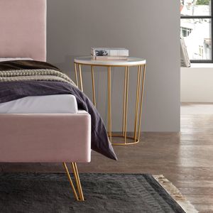 Bett-Beistelltisch Marfasia H 52cm
