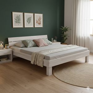 Bett Madrid Buche Massivholz