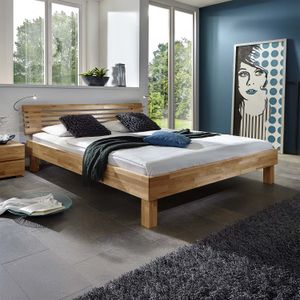Bett Livenza Kernbuche Massivholz
