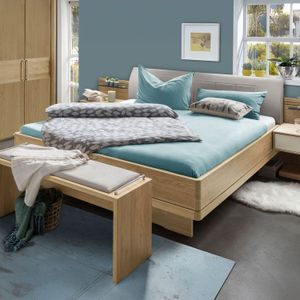 Doppelbett Ayla Komfort Eiche Dekor
