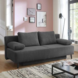 Schlafsofa Peluca Cord mit Bettkasten