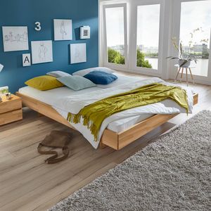 Bett Rimini Buche Massivholz ohne Kopfteil