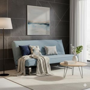 Schlafsofa Astoria Webstoff/Cord mit Lattenrost und Stauraum