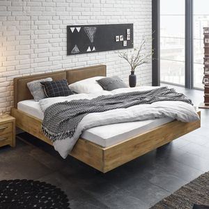 Bett Dourados Komfort Wildeiche Massivholz