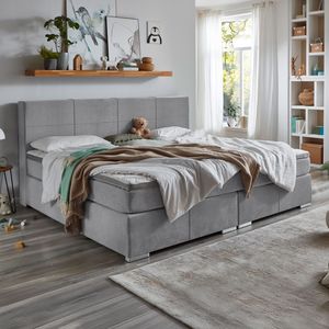 Boxspring-Familienbett Tilda Webstoff 240x200cm