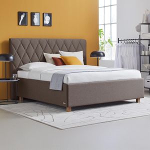 SCHLARAFFIA Polsterbett Marylin Komfort Microvelours/Webstoff mit Bettkasten und Lattenrost