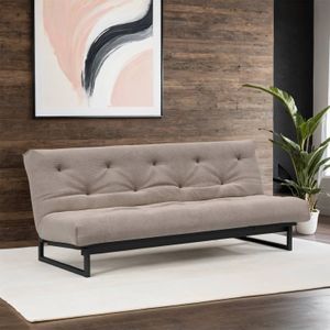 Schlafsofa Frentano Webstoff/Cord mit Lattenrost und Stauraum