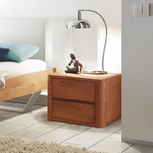Nachttisch Barbados Eiche Massivholz H 40cm
