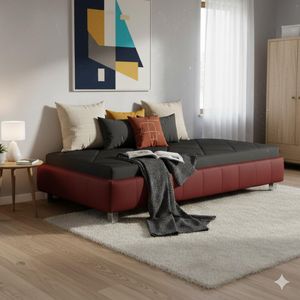 Relaxliege Nuca Komfort Kunstleder mit Bettkasten