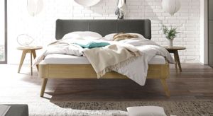 Bett Rakaia Eiche Massivholz