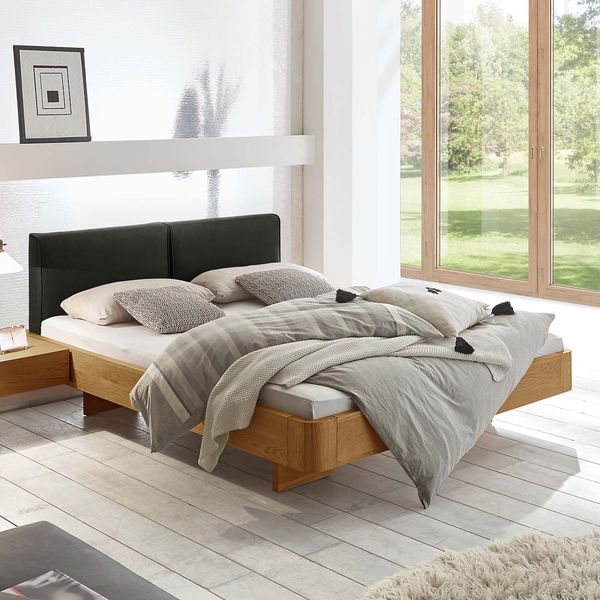 Bett Vallenar Eiche Massivholz Natur