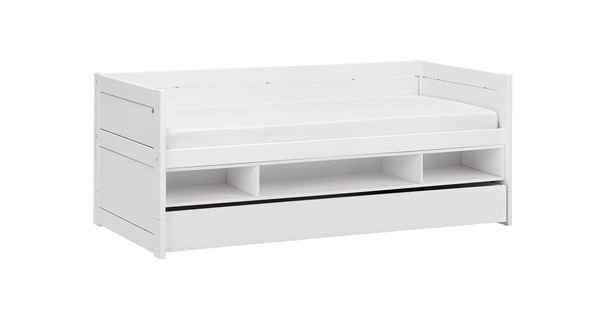 LIFETIME Sofa-Kojenbett Original Kiefer Massivholz mit Lattenrost und Schubkasten