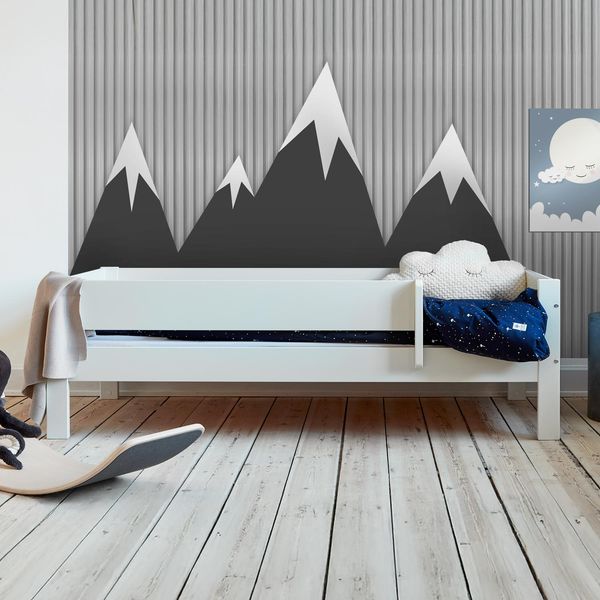 Bett Tacora Buche teilmassiv mit Lattenrost