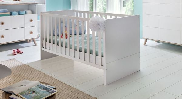 Babybett Beano mit Lattenrost und Schlupfsprossen