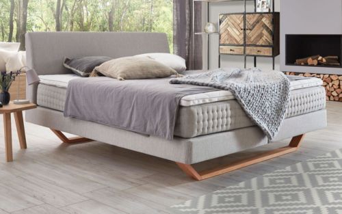 Kufen-Boxspringbett Clarice