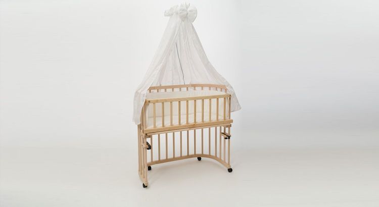 Baby-Beistellbett verschlossen