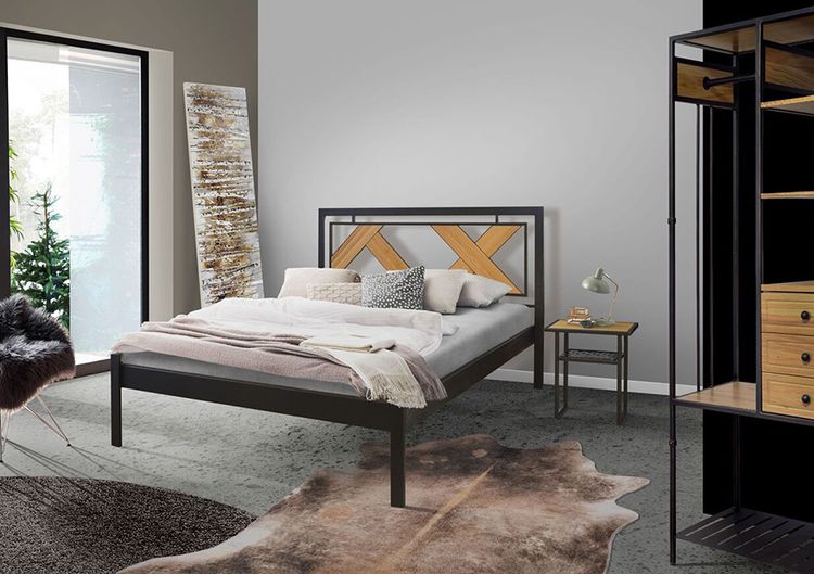Schlafzimmer Grau