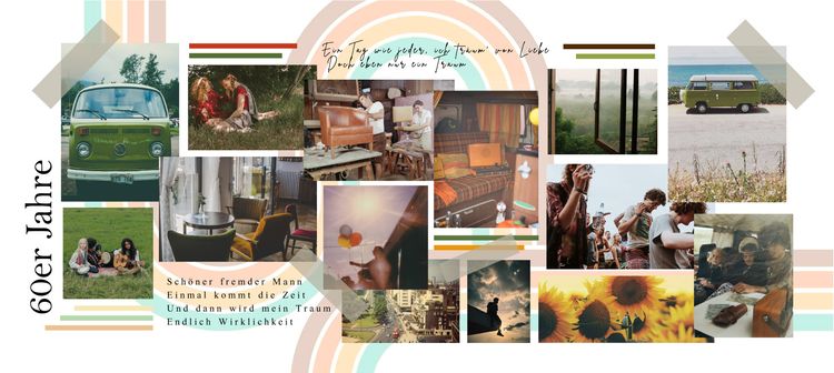 Bildcollage 60er Jahre
