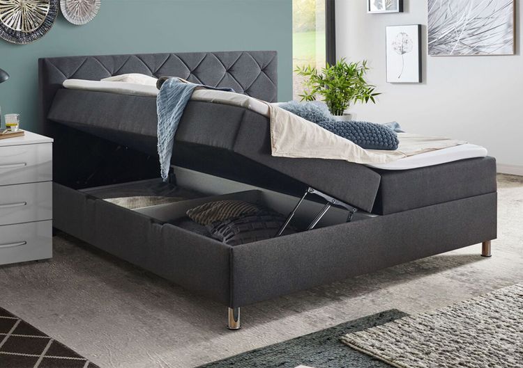 Boxspringbett mit Stauraum