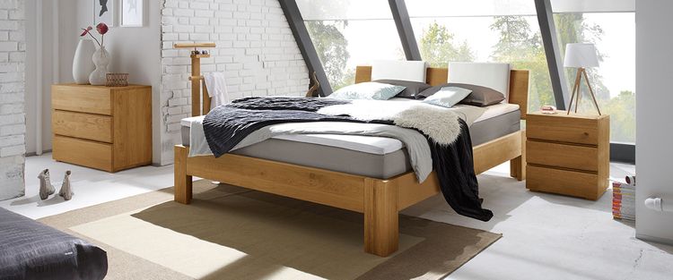 Hasena Boxspringbett Kingston aus Eichenholz