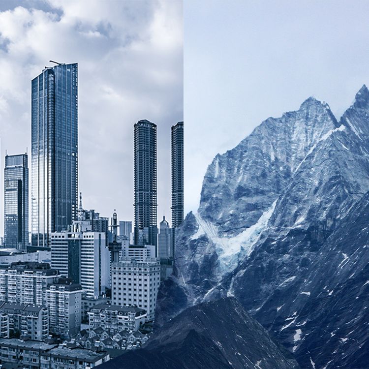 Stadt vs. Berg