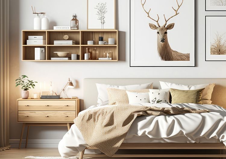 Schlafzimmer Skandi Style Überblick