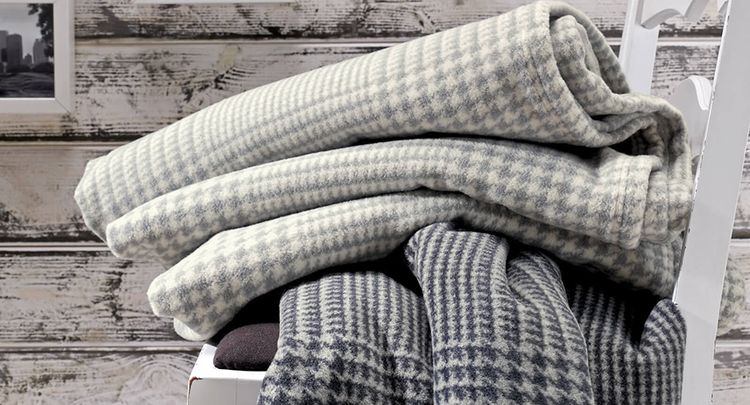Naturfasern Kuscheldecke