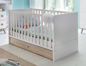 Kinderbett 60x120 cm Babybett EMIL Gitterbett Bett für Kinder Varianten 