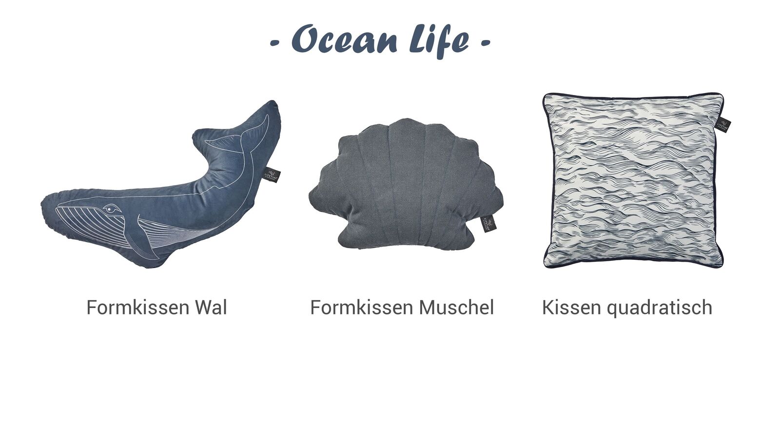 LIFETIME Dekokissen Ocean Life Serie