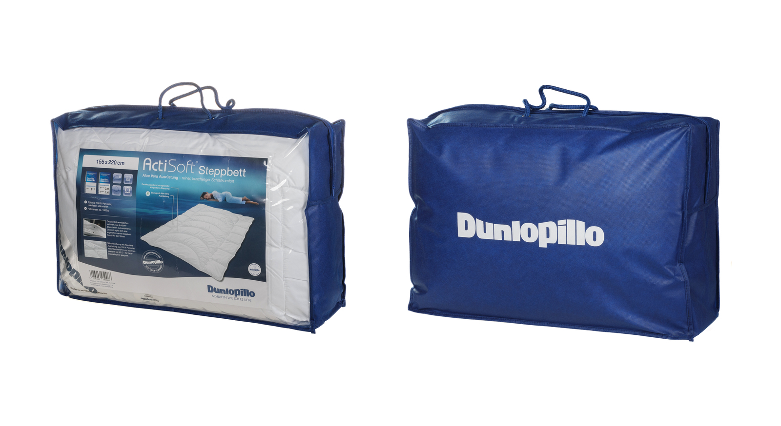 Dunlopillo Markenfaser-Bettdecke ActiSoft für Allergiker geeignet