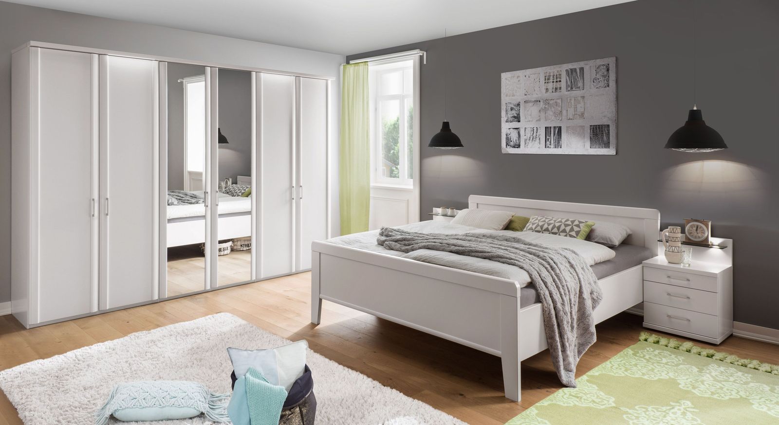 Komplett Schlafzimmer Calimera mit Komfort-Doppelbett